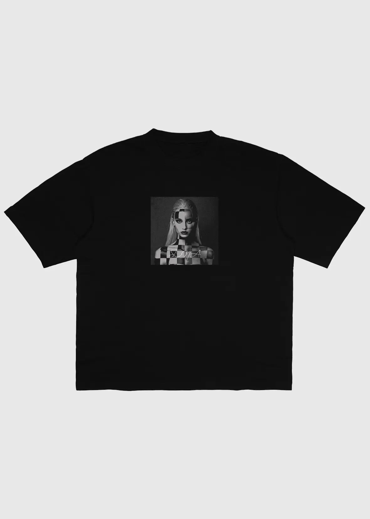 Crop top Nicole, Women - Black, Front