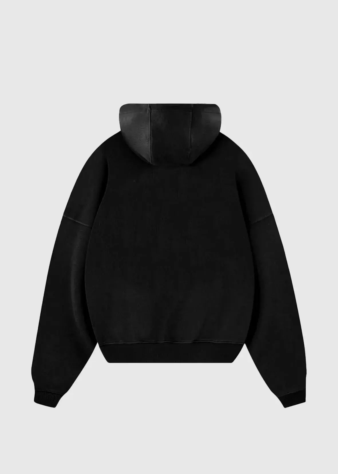 Hoodie Back, Unisex - Black 