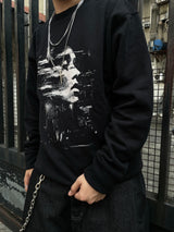 Sweatshirt Mirrorman, Herrer - Sort