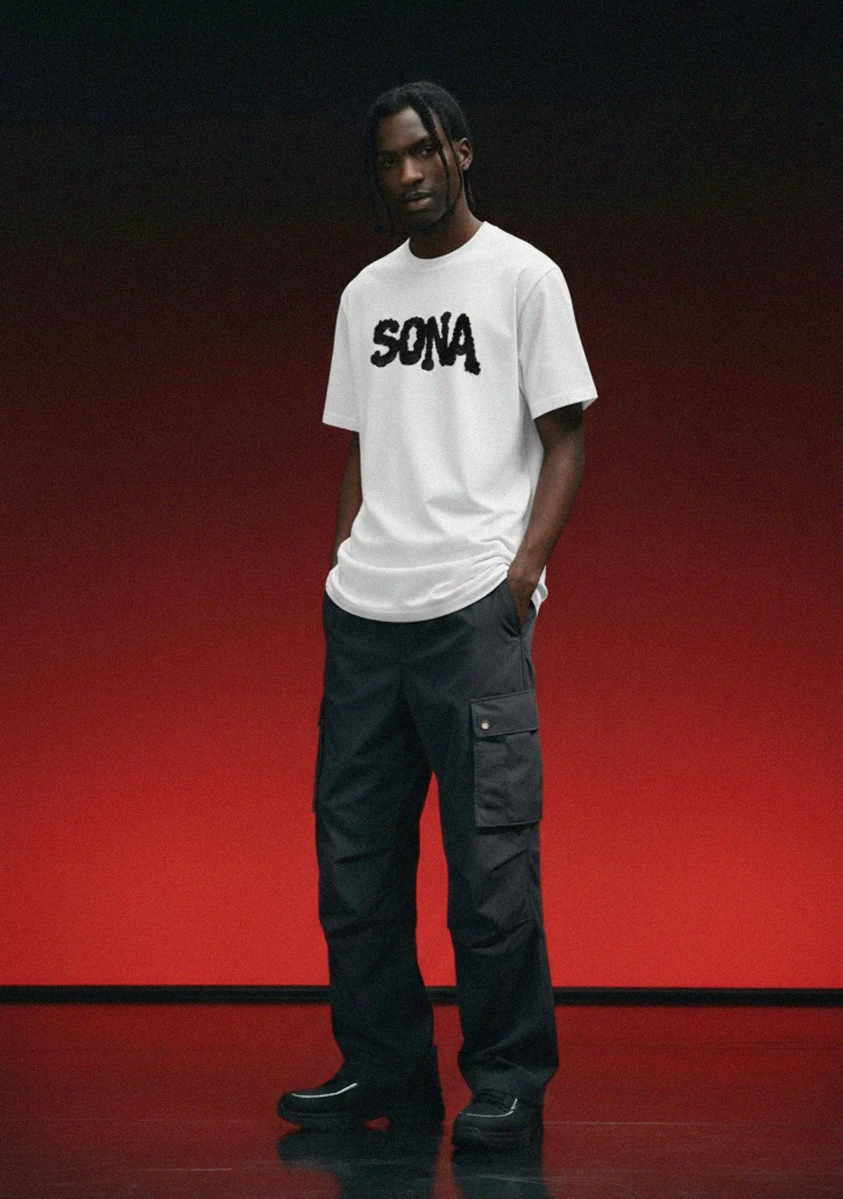 T-shirt Diamond, Men - White 