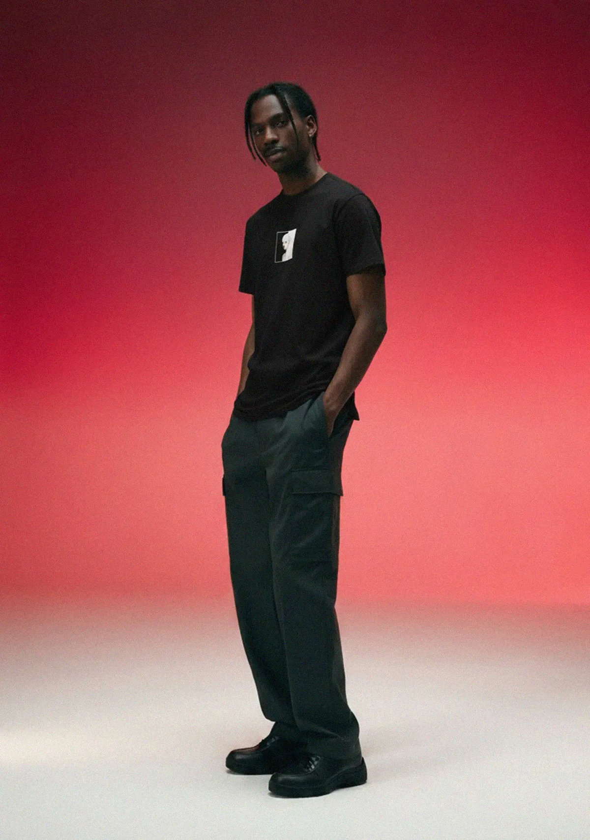 T-shirt Slim fit Bangladesh, Men - Black 