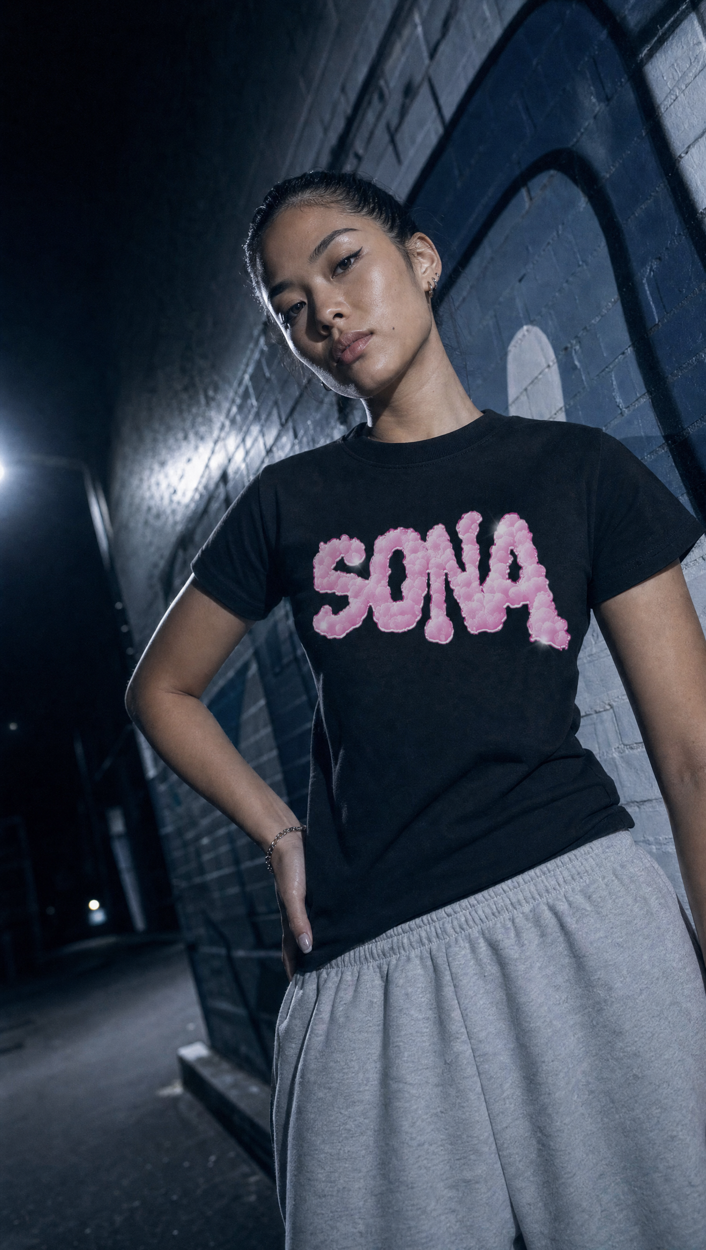WOMENS PINK DIAMOND T-SHIRT