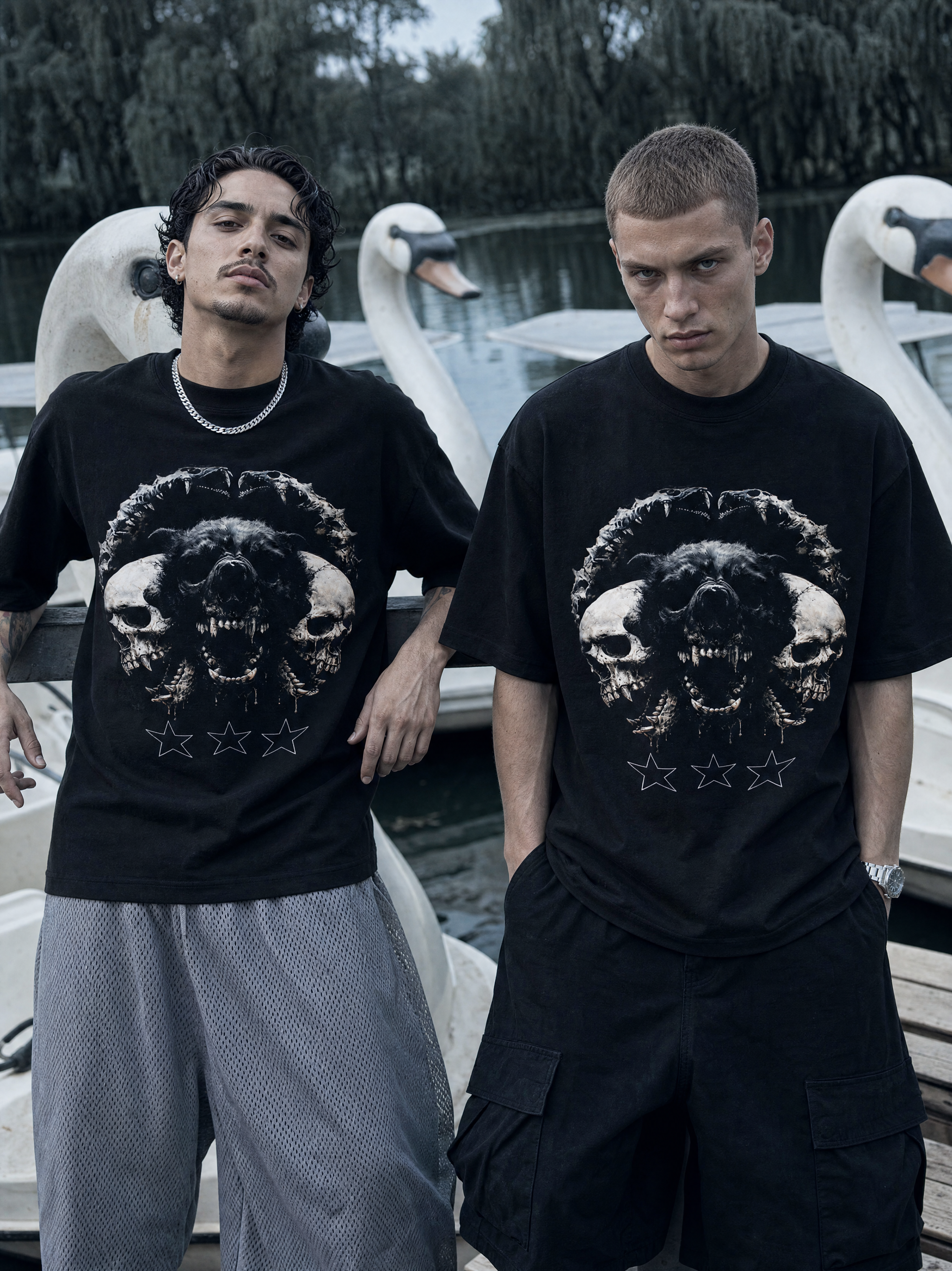 SKULL & DOG T-SHIRT