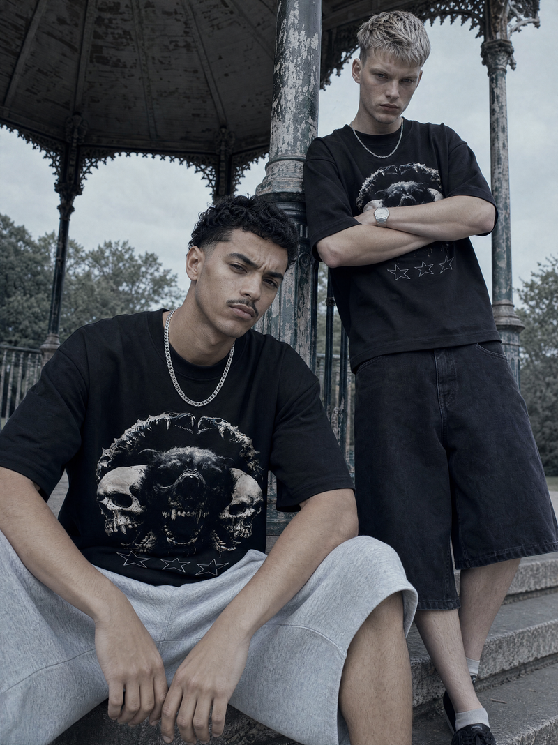 SKULL & DOG T-SHIRT