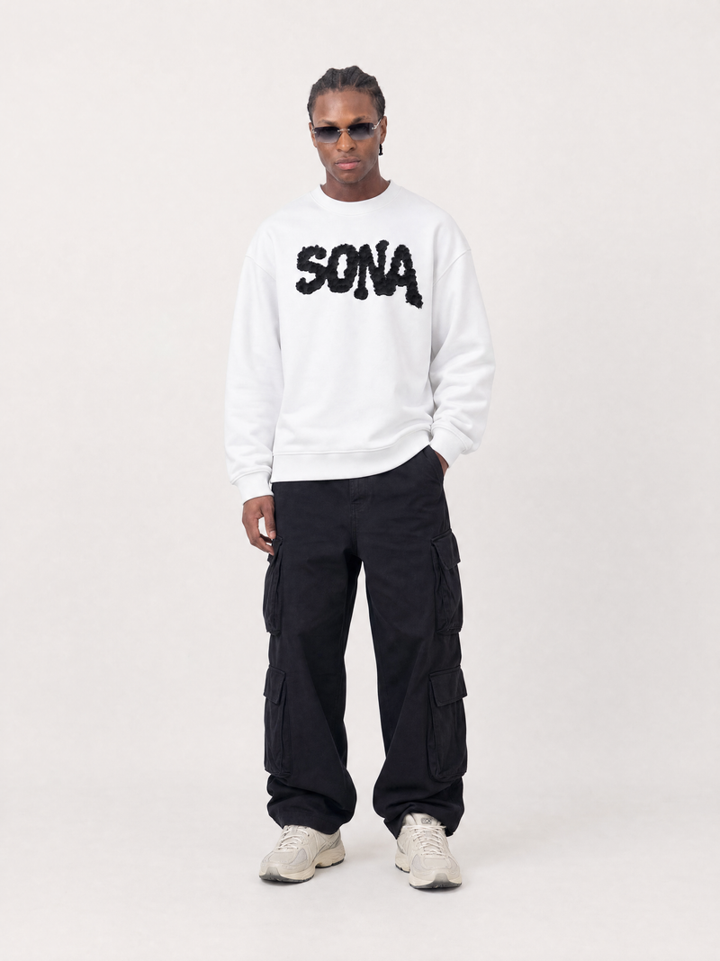 WHITE DIAMOND SWEATSHIRT