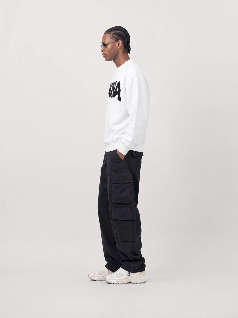 WHITE DIAMOND SWEATSHIRT