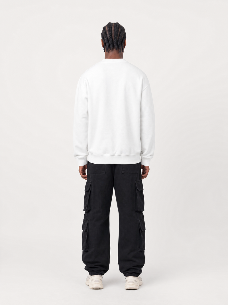 WHITE DIAMOND SWEATSHIRT