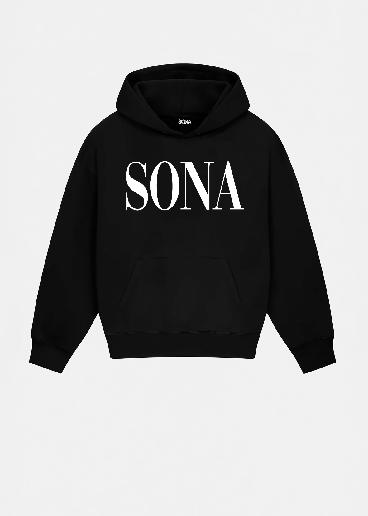 Hoodie Minimalist - Black