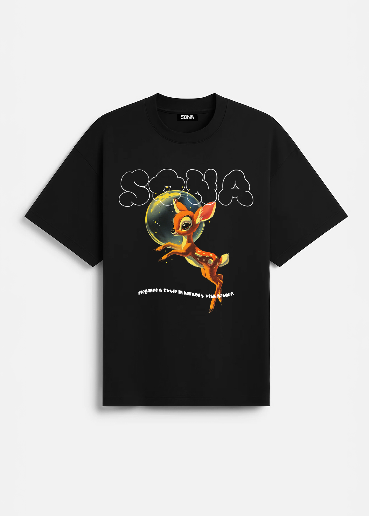 Women T-shirt Bambi - Black