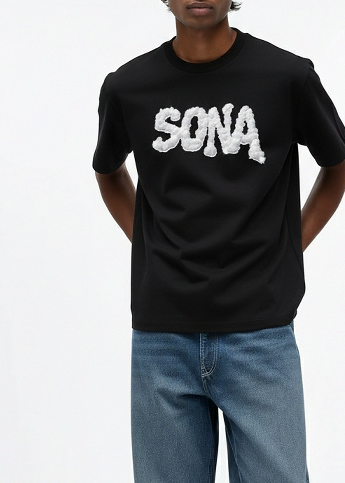 T-shirt Diamond, Men - Black