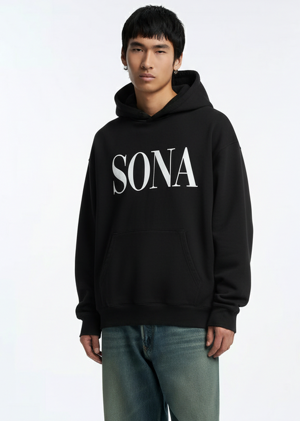 Hoodie Minimalist - Black