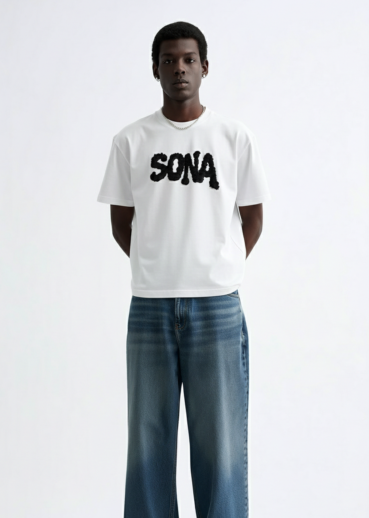 T-shirt Diamond, Men - White