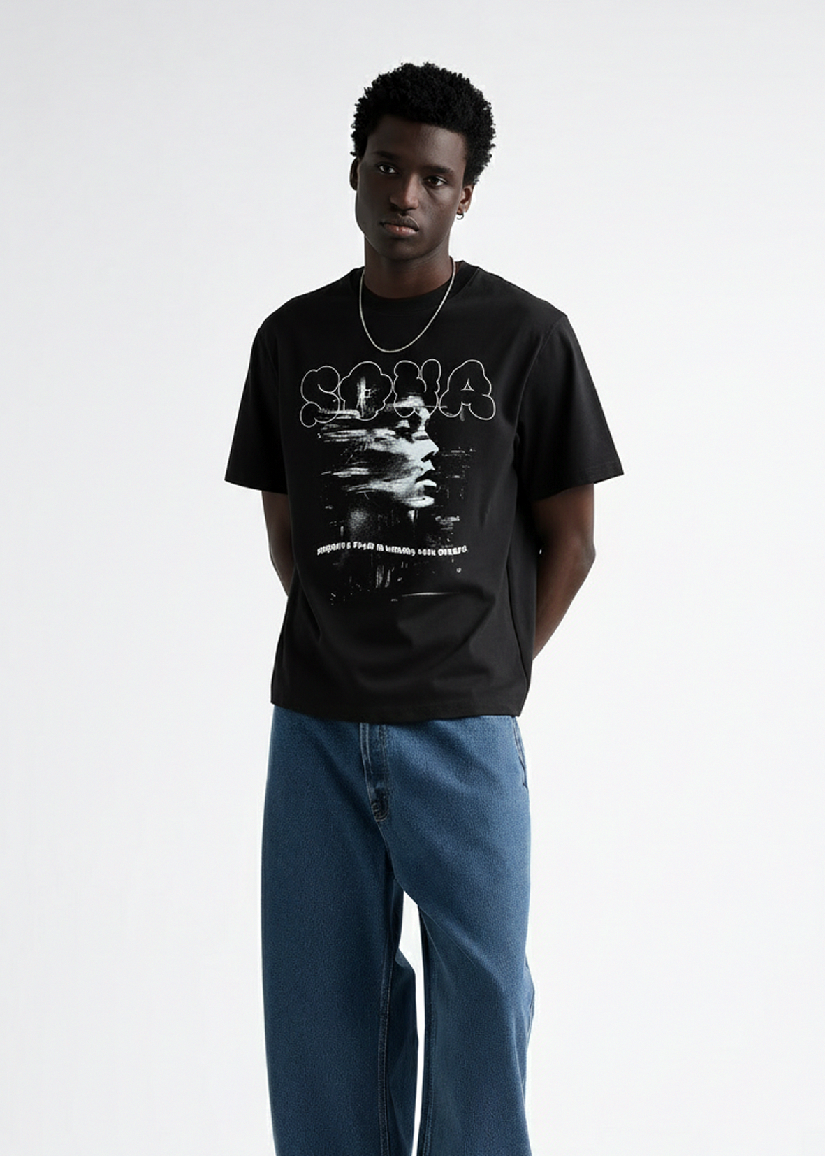 T-shirt Mirrorman, Men - Black