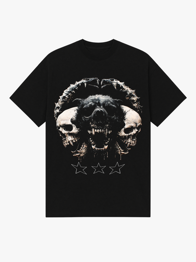 SKULL & DOG T-SHIRT