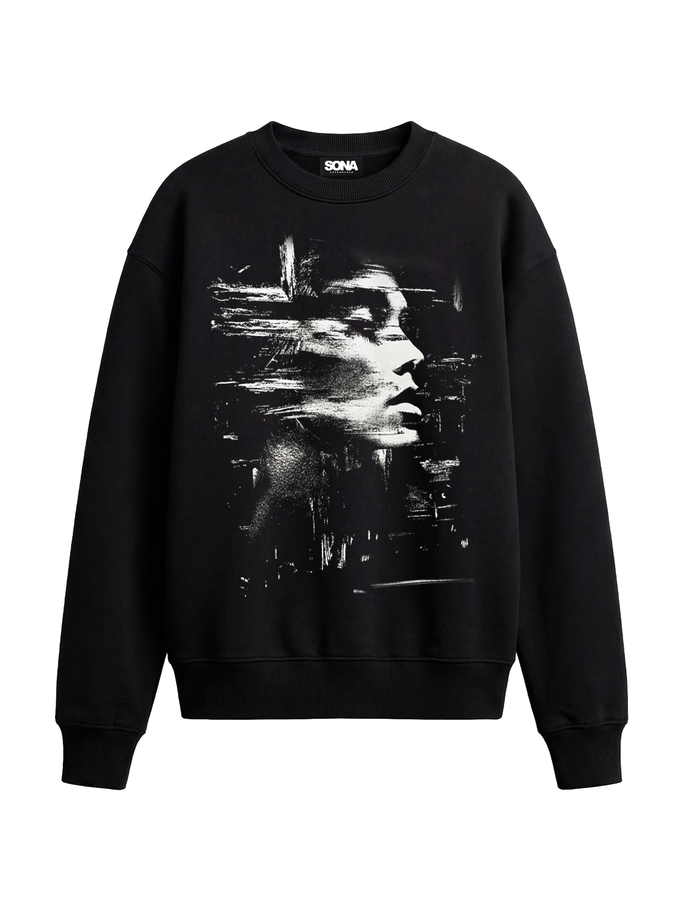 Sweatshirt Mirrorman, Herrer - Sort