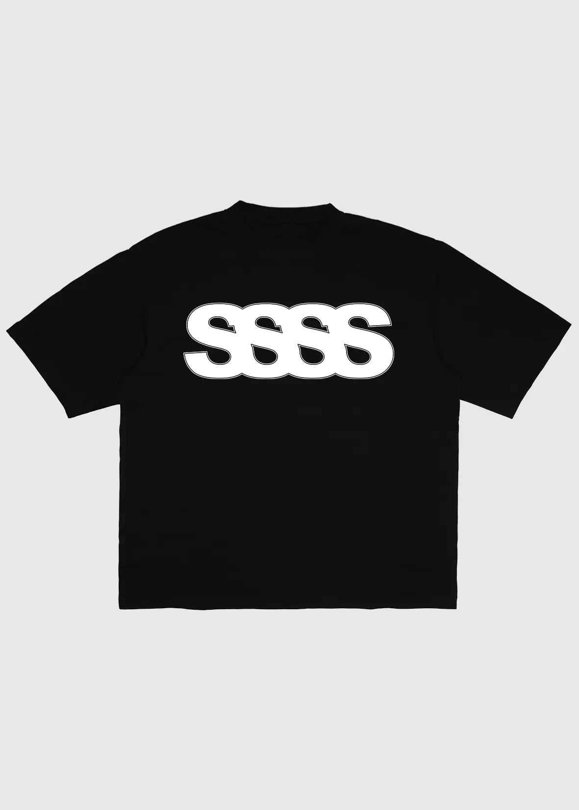 t-shirt SSSS, Front - Black 