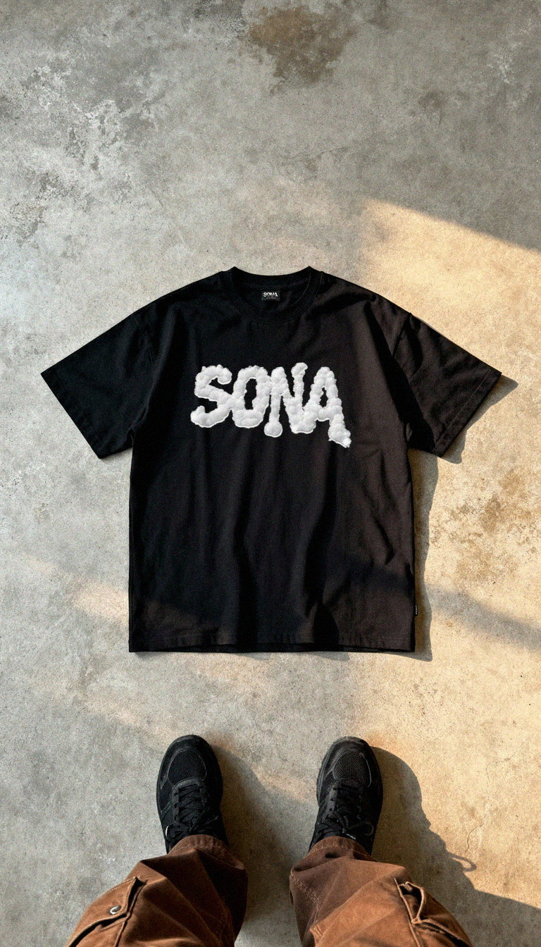 T-shirt Diamond, Men - Black