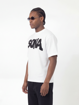 WHITE DIAMOND FONT T-SHIRT